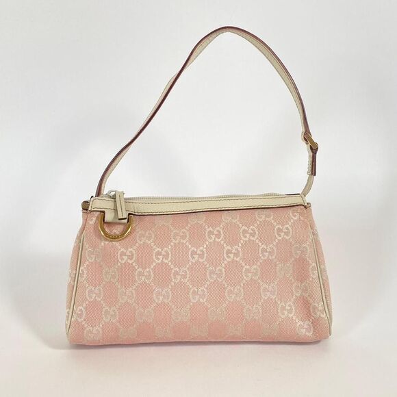 Authentic Gucci Abbey GG Canvas Pochette - Picture 1 of 8